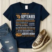 September Birthday Gifts Born In September Virgo Women's T-Shirt thumb 3