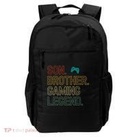 Son Brother Gaming Legend For Gamer Meaningful Gift Backpack thumb 0