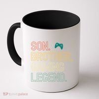Son Brother Gaming Legend For Gamer Meaningful Gift Coffee Mug thumb 0