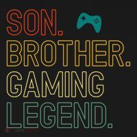 Son Brother Gaming Legend For Gamer Meaningful Gift Women's Hoodie thumb 2