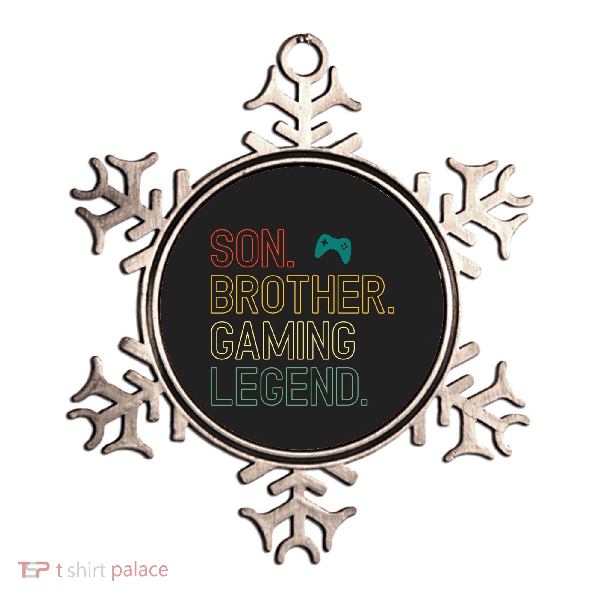 Son Brother Gaming Legend For Gamer Meaningful Gift Ornament