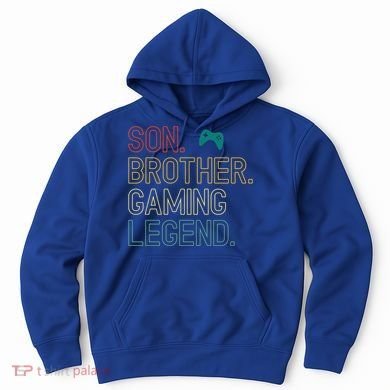 Son Brother Gaming Legend For Gamer Meaningful Gift Hoodie