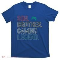 Son Brother Gaming Legend For Gamer Meaningful Gift T-Shirt thumb 0