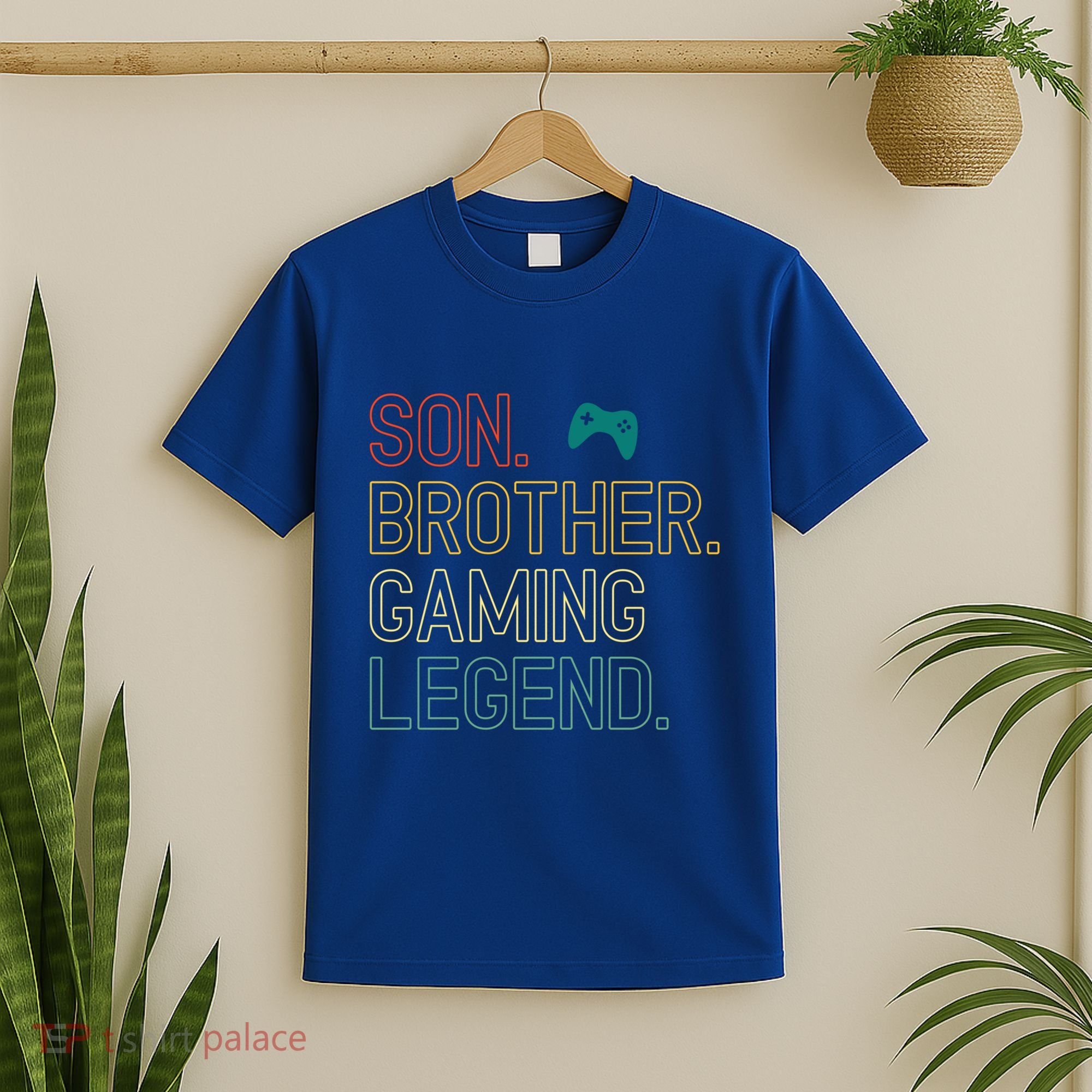 Son Brother Gaming Legend For Gamer Meaningful Gift T-Shirt