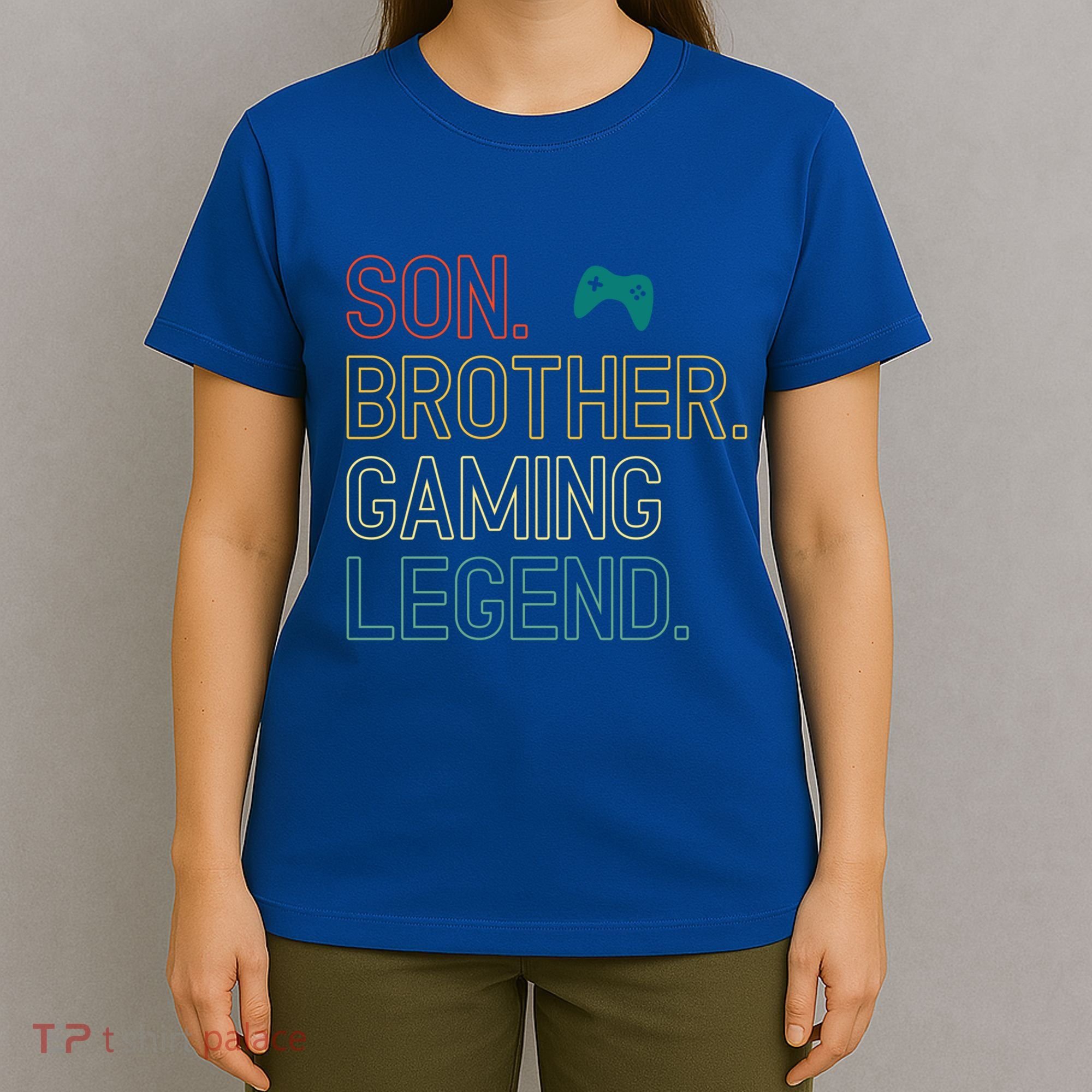 Son Brother Gaming Legend For Gamer Meaningful Gift T-Shirt