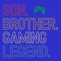 Son Brother Gaming Legend For Gamer Meaningful Gift T-Shirt thumb 7