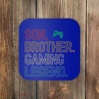 Son Brother Gaming Legend For Gamer Meaningful Gift Coaster thumb 0