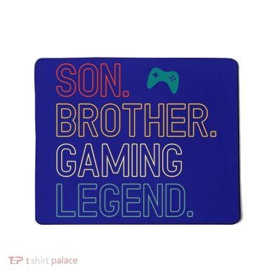 Son Brother Gaming Legend For Gamer Meaningful Gift Mousepad