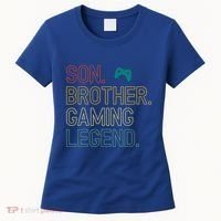 Son Brother Gaming Legend For Gamer Meaningful Gift Women's T-Shirt thumb 0