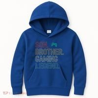 Son Brother Gaming Legend For Gamer Meaningful Gift Kids Hoodie thumb 0