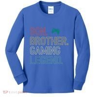 Son Brother Gaming Legend For Gamer Meaningful Gift Kids Long Sleeve Shirt thumb 0
