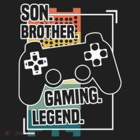 Son Brother Gaming Legend Funny Gamer Great Gift Women's Sweatshirt thumb 2