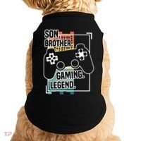 Son Brother Gaming Legend Funny Gamer Great Gift Doggie Tank thumb 0