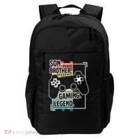Son Brother Gaming Legend Funny Gamer Great Gift Backpack thumb 0