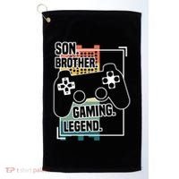 Son Brother Gaming Legend Funny Gamer Great Gift Golf Towel thumb 0