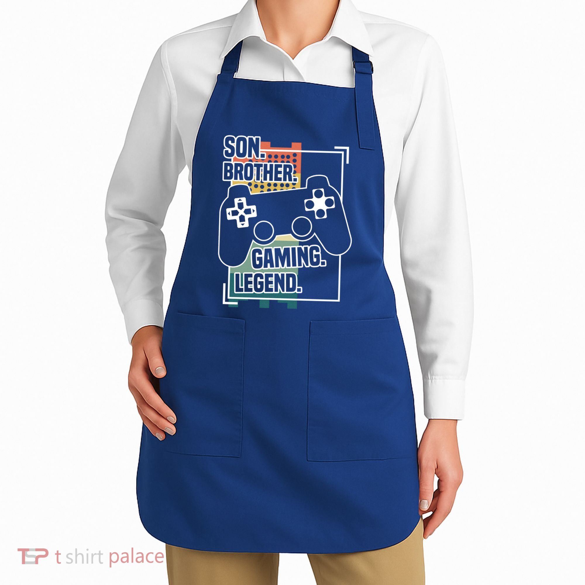 Son Brother Gaming Legend Funny Gamer Great Gift Apron