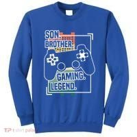 Son Brother Gaming Legend Funny Gamer Great Gift Sweatshirt thumb 0