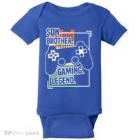 Son Brother Gaming Legend Funny Gamer Great Gift Baby Bodysuit thumb 0