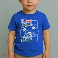 Son Brother Gaming Legend Funny Gamer Great Gift Toddler T-Shirt thumb 2