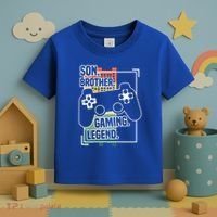 Son Brother Gaming Legend Funny Gamer Great Gift Toddler T-Shirt thumb 3