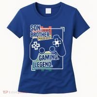 Son Brother Gaming Legend Funny Gamer Great Gift Women's T-Shirt thumb 0