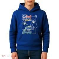 Son Brother Gaming Legend Funny Gamer Great Gift Kids Hoodie thumb 4