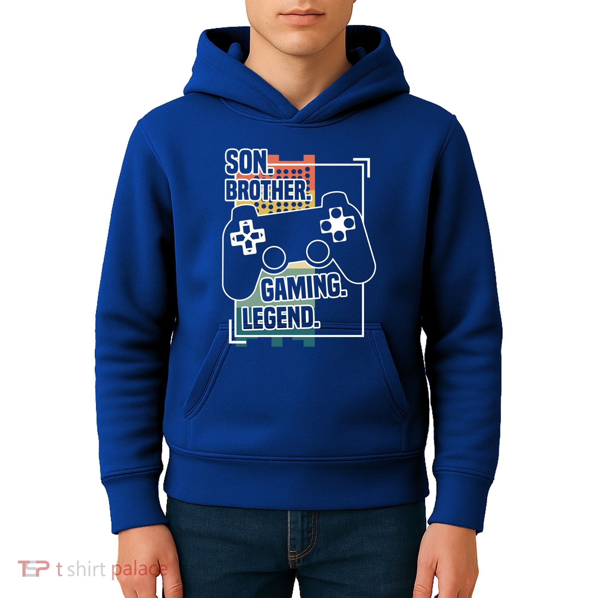 Son Brother Gaming Legend Funny Gamer Great Gift Kids Hoodie