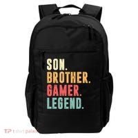 Son Brother Gamer Legend Gift Backpack thumb 0