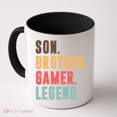 Son Brother Gamer Legend Gift Coffee Mug
