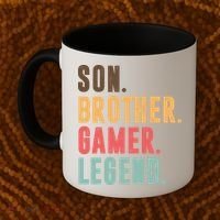 Son Brother Gamer Legend Gift Coffee Mug thumb 2