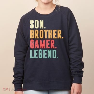 Son Brother Gamer Legend Gift Women's Sweatshirt