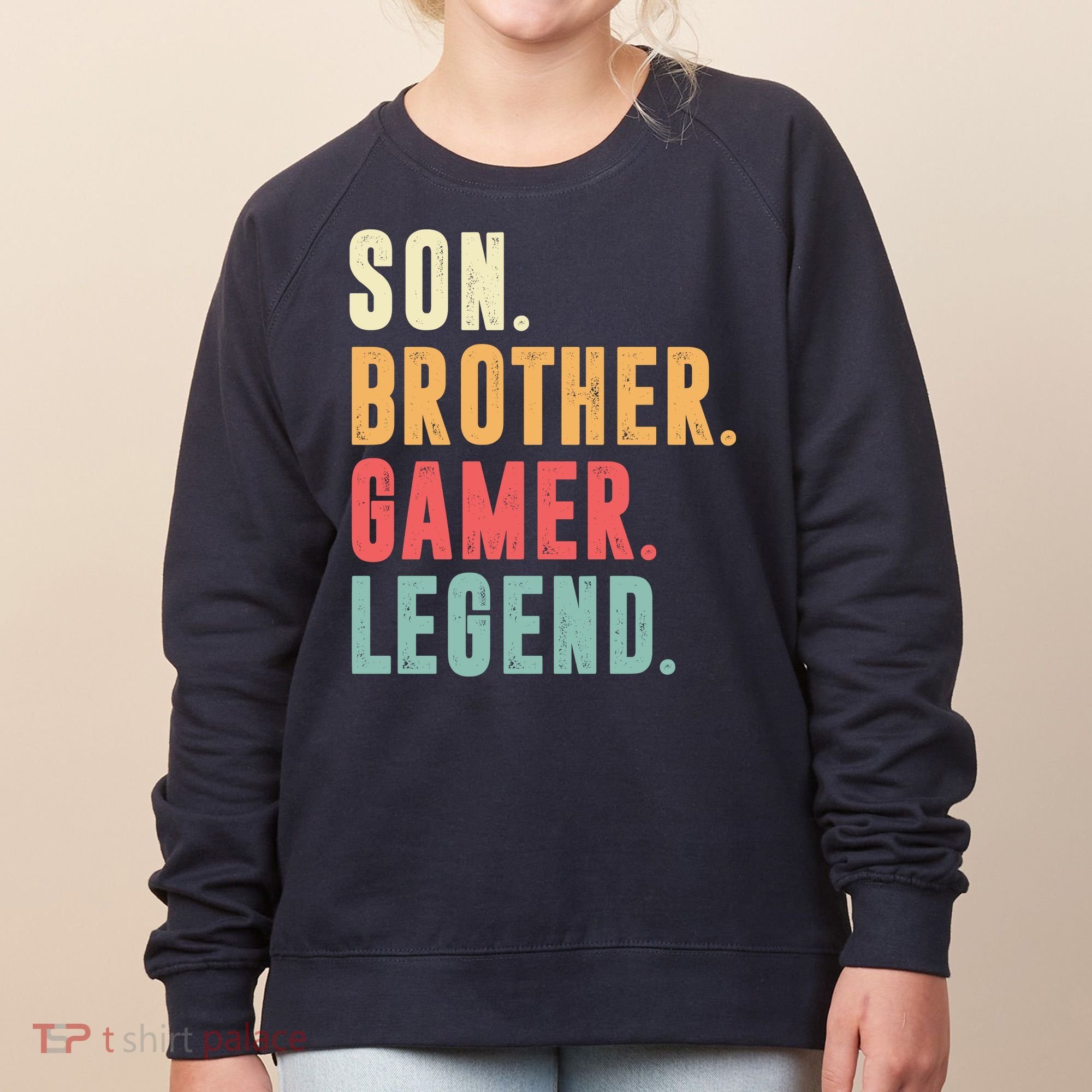 Son Brother Gamer Legend Gift Women's Sweatshirt