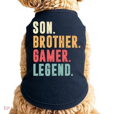 Son Brother Gamer Legend Gift Doggie Tank