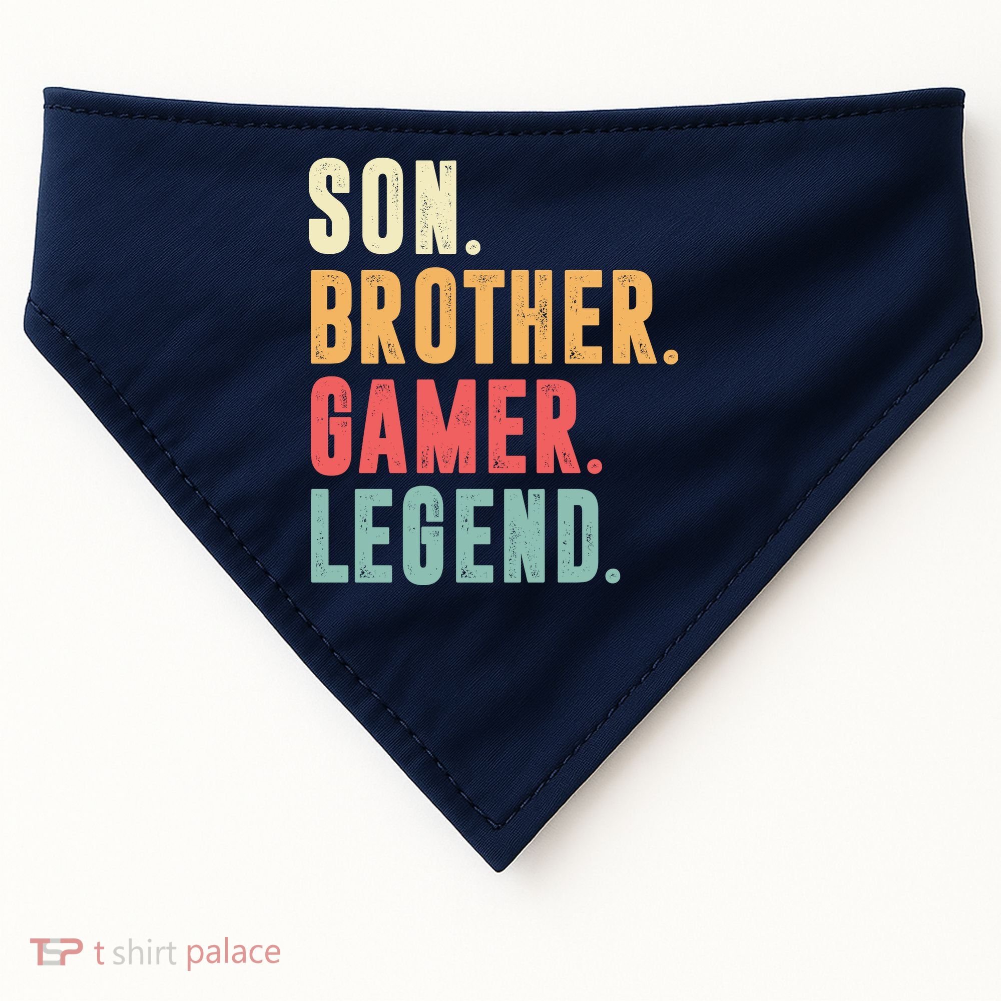 Son Brother Gamer Legend Gift USA-Made Doggie Bandana