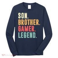 Son Brother Gamer Legend Gift Long Sleeve Shirt thumb 0