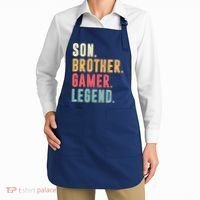 Son Brother Gamer Legend Gift Apron thumb 2