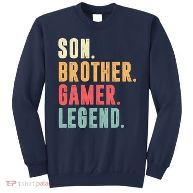 Son Brother Gamer Legend Gift Sweatshirt