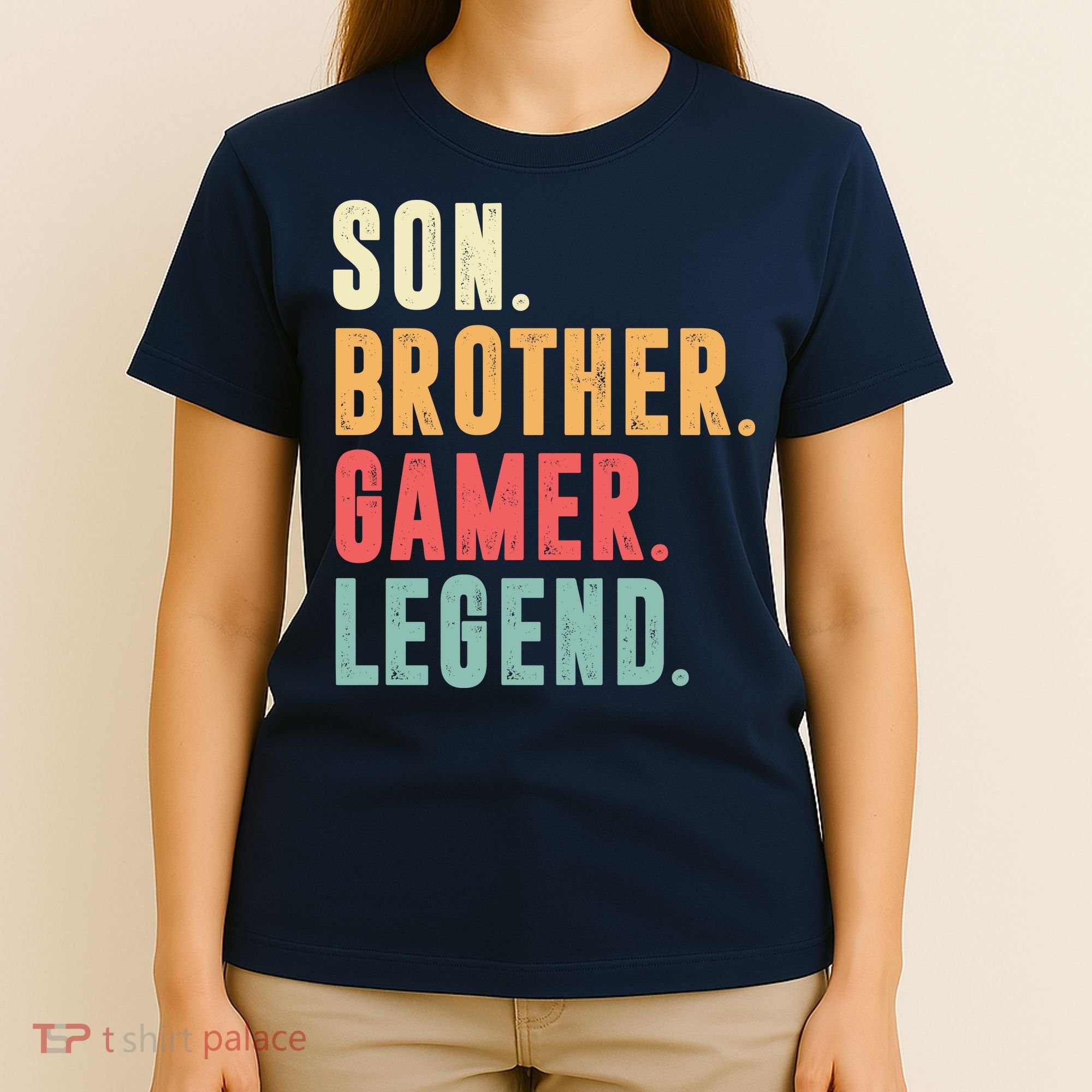 Son Brother Gamer Legend Gift T-Shirt