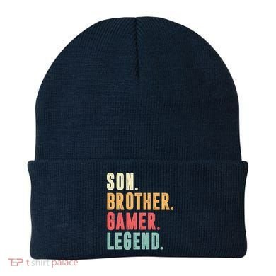 Son Brother Gamer Legend Gift Beanie