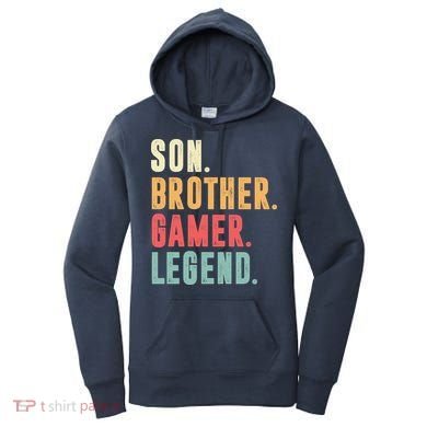 Son Brother Gamer Legend Gift Women's Hoodie