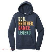 Son Brother Gamer Legend Gift Women's Hoodie thumb 0