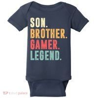 Son Brother Gamer Legend Gift Baby Bodysuit thumb 0