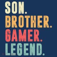 Son Brother Gamer Legend Gift Baby Bodysuit thumb 2