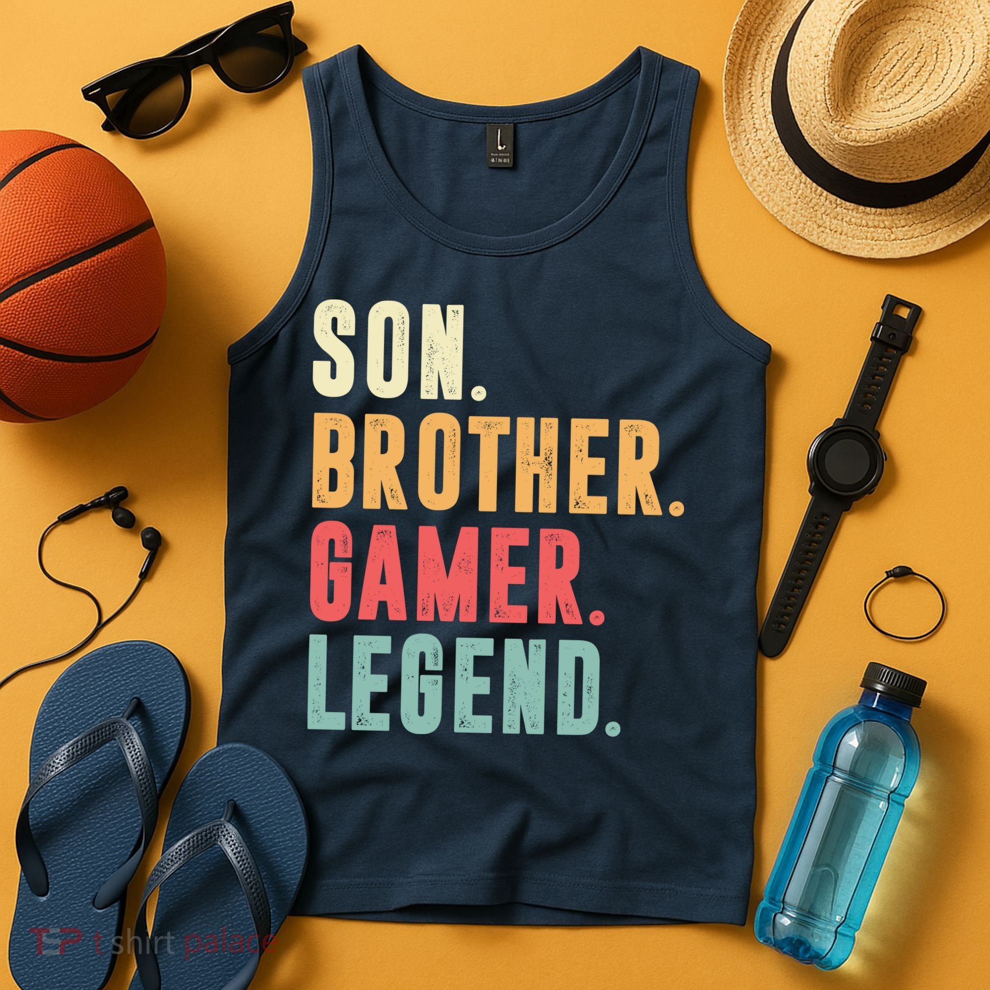 Son Brother Gamer Legend Gift Tank Top