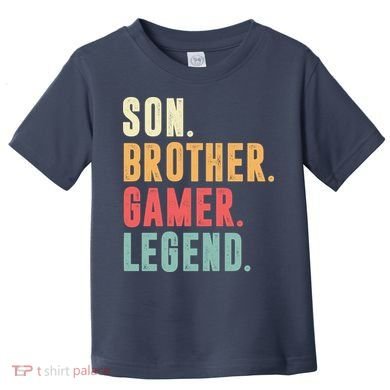 Son Brother Gamer Legend Gift Toddler T-Shirt