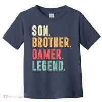 Son Brother Gamer Legend Gift Toddler T-Shirt thumb 0