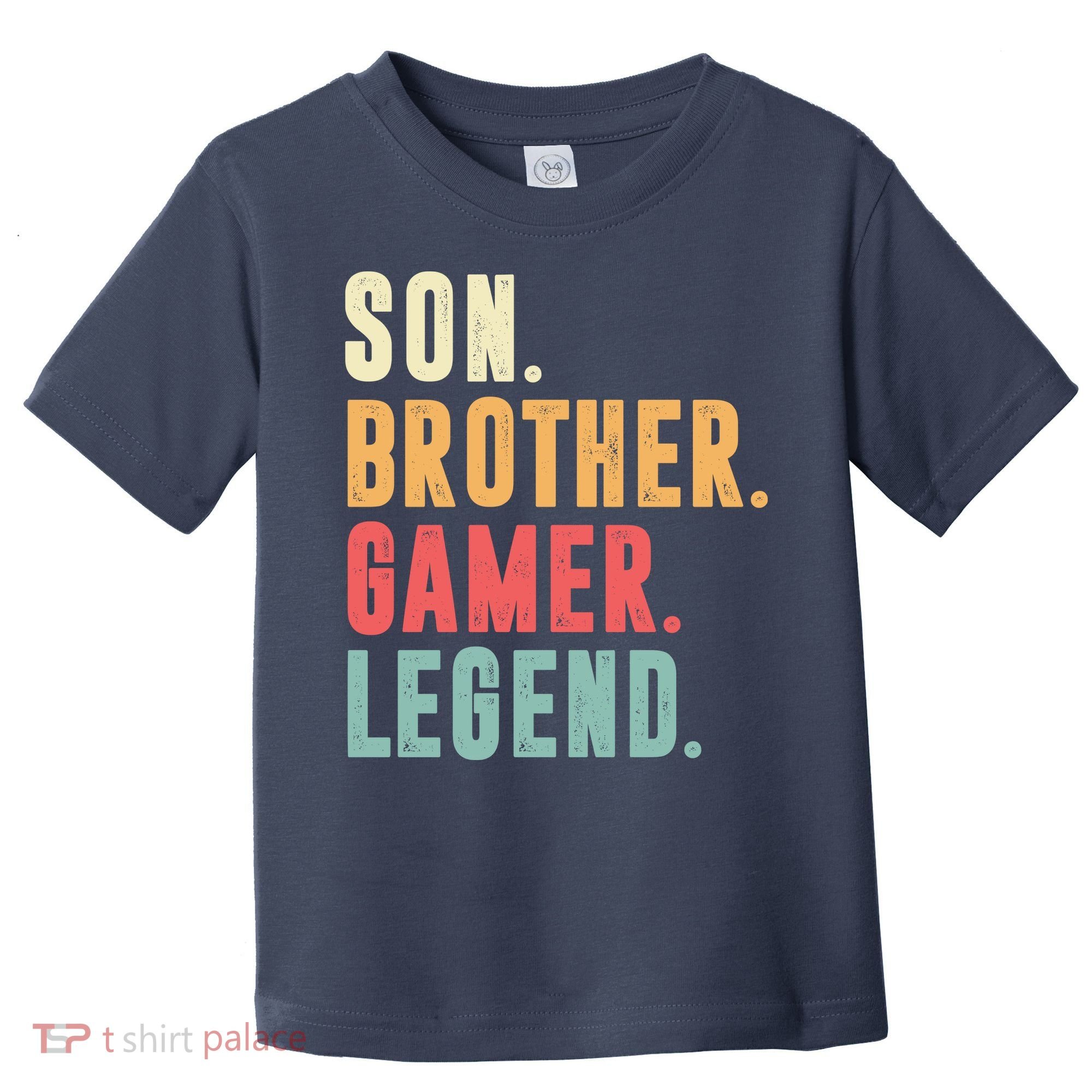 Son Brother Gamer Legend Gift Toddler T-Shirt