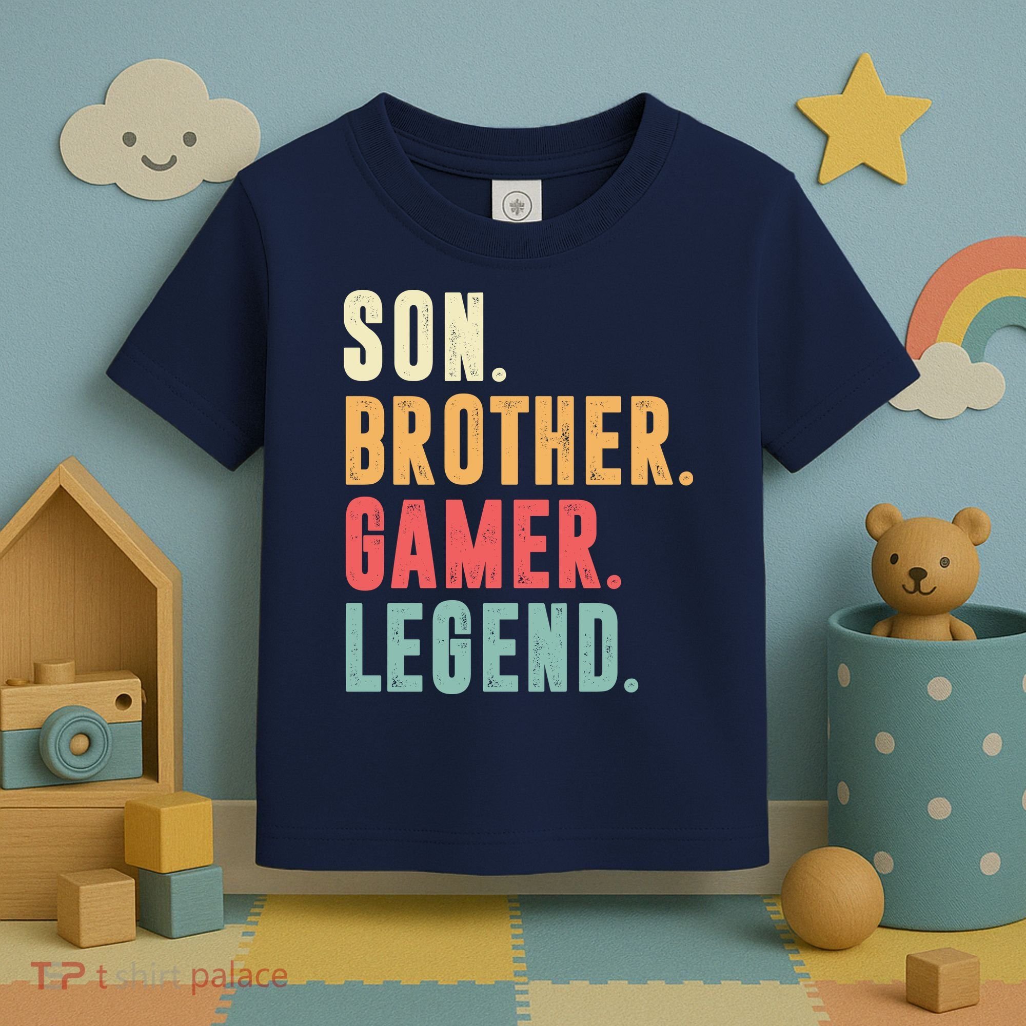 Son Brother Gamer Legend Gift Toddler T-Shirt
