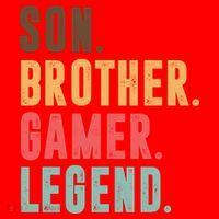 Son Brother Gamer Legend Gift Santa Hat thumb 1