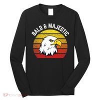 Sexy Bald Guy & Majestic Husband Dad Joke Long Sleeve Shirt thumb 0